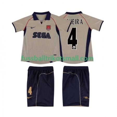 Fußballtrikots Arsenal VIEIRA 4 2001 Retro Kinder 2002 Kurzarm Auswärts-trikot kaufen